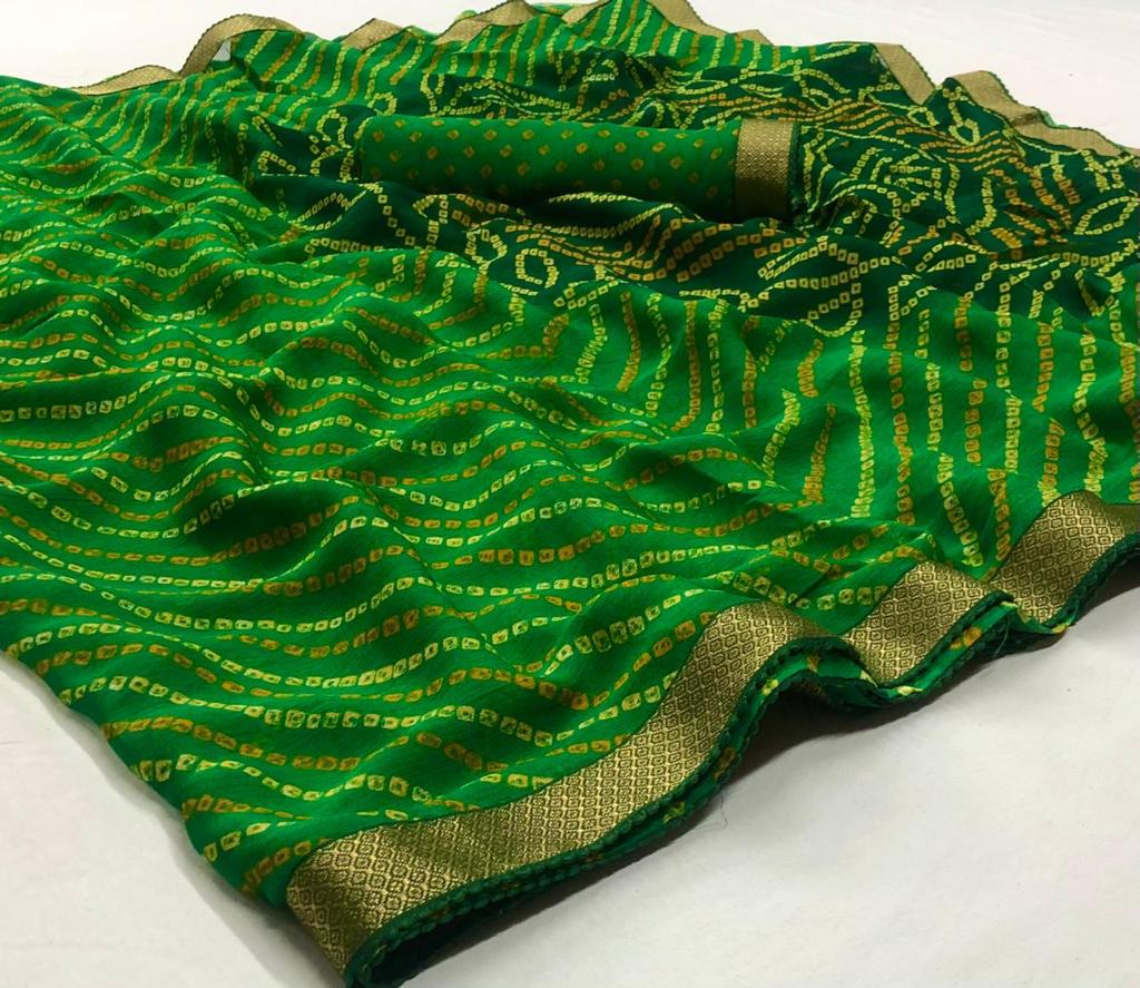Rajyog Jamkudi Casual Wear Chiffon Designer Latest Saree Collection